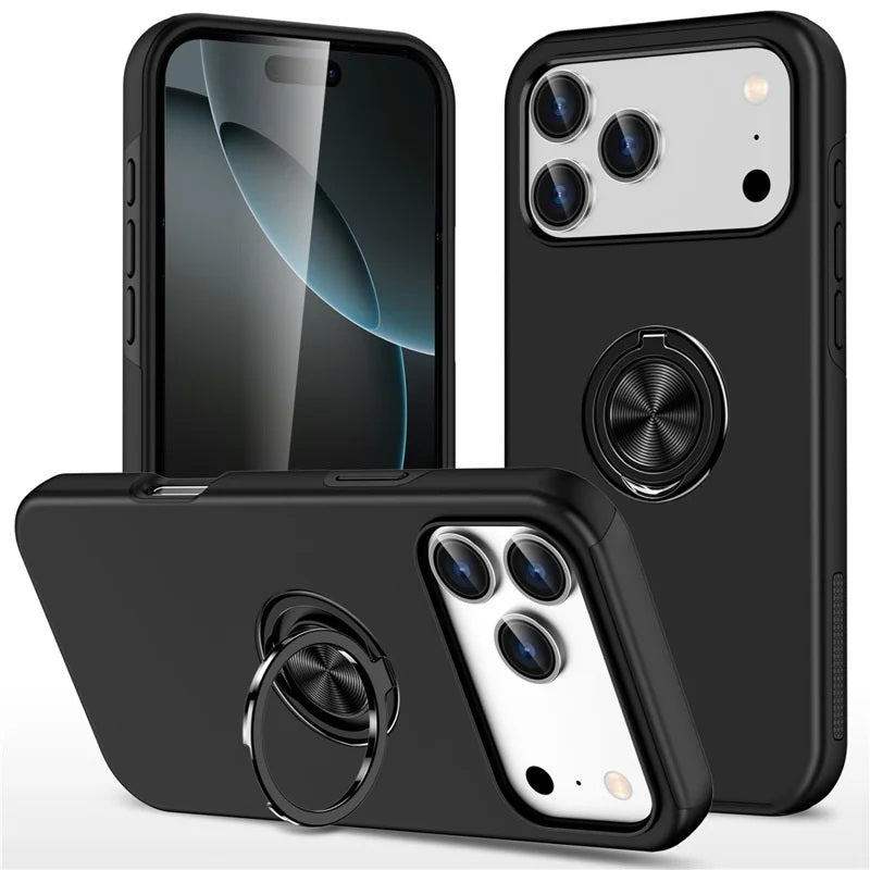 Hybrid Magnetic Invisible Ring Case for iPhone 17 Pro Hybrid Magnetic Invisible Ring Case for iPhone 17 Pro
